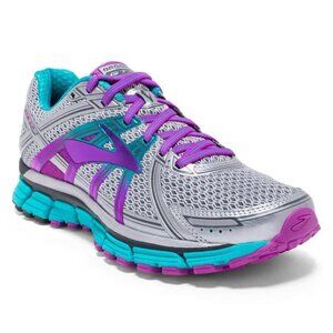New Brooks Adrenaline GTS 17 Womens running Shoes Grey 9.5 Extra Wide 2E